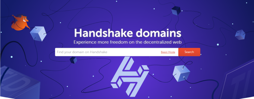 How do I get a handshake second-level domain?